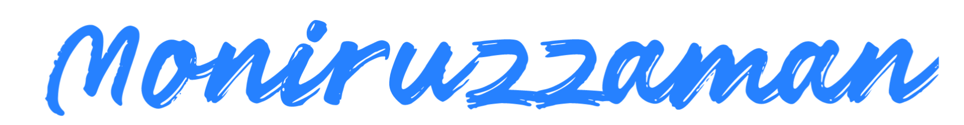 moniruzzaman name logo